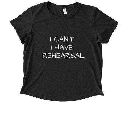2026 Nutcracker Rehearsal Merch, a Space Black Allmade Eco Triblend Women?s Scoop Neck Tee