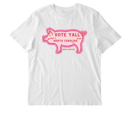 Vote Y'all, a White Stanley/Stella Unisex Creator 2.0 Tee