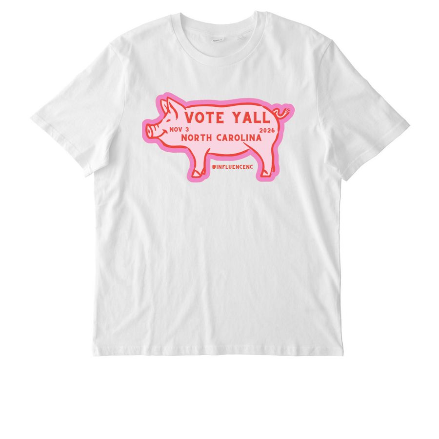 Vote Y'all, a White Stanley/Stella Unisex Creator 2.0 Tee