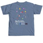 Project Renew Heritage High School Campaign, a Blue Jean Comfort Colors Unisex Tee (back-view)