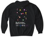 Project Renew Heritage High School Campaign, a Black Gildan Softstyle Pullover Hoodie (back-view)