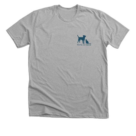 Pets In Need ? General ? Shelter Collection, a Athletic Heather Premium Unisex Tee