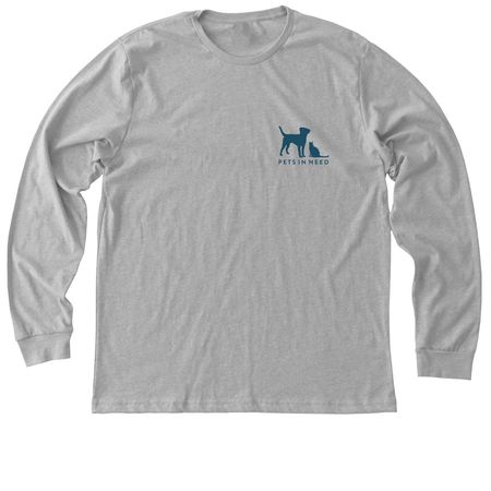 Pets In Need ? General ? Shelter Collection, a Athletic Heather Premium Long Sleeve Tee