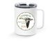 Utqiagvik Migratory Bird Fest '26 Travel Mugs, a White Stainless Steel Travel Mug