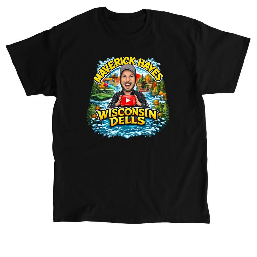T & Hoodie Dells version 1, a Black Classic Unisex Tee