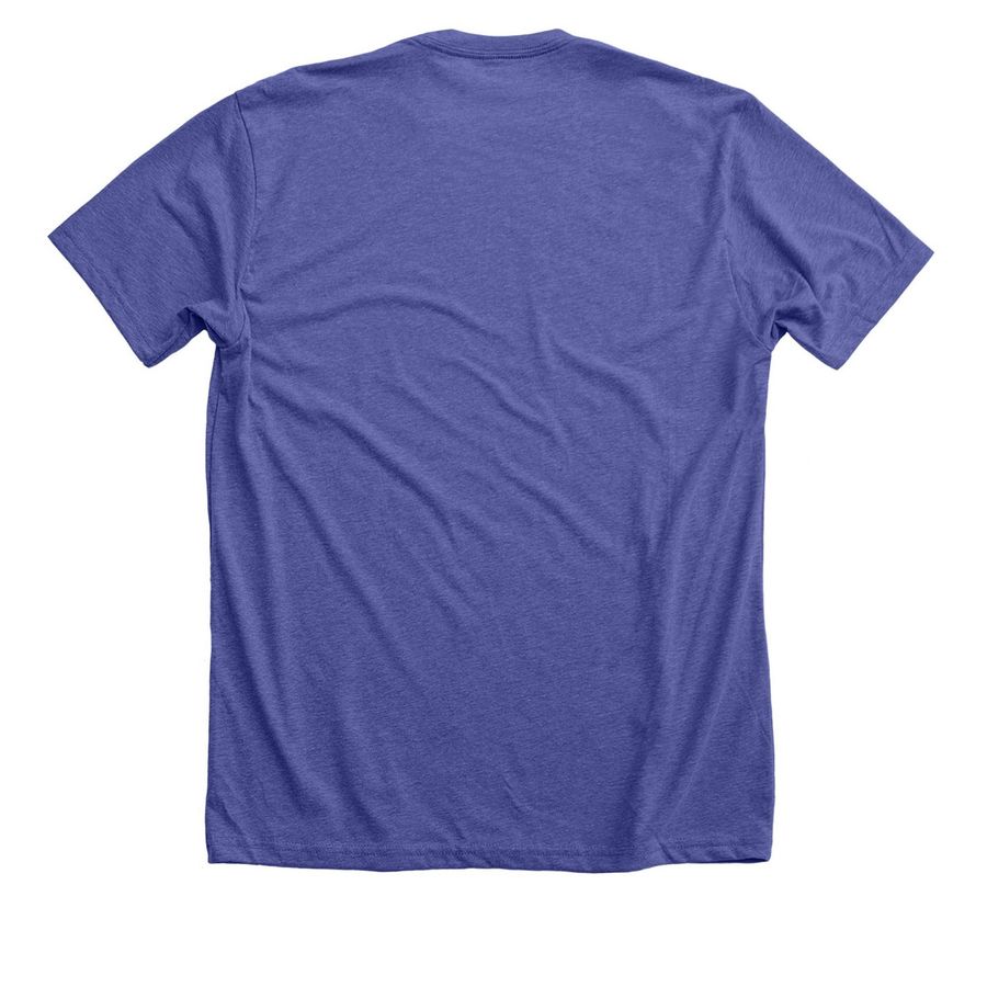 Gecko Chamber, a Heather Lapis Premium Unisex Tee (back-view)