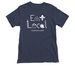 Eat Local, a Vintage Navy Triblend Unisex Tee
