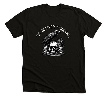 Six Semper Tyrannis, a Solid Black Blend Premium Unisex Tee