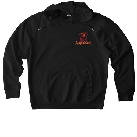 Asphodel, a Black Stanley/Stella Unisex Cruiser 2.0 Pullover Hoodie