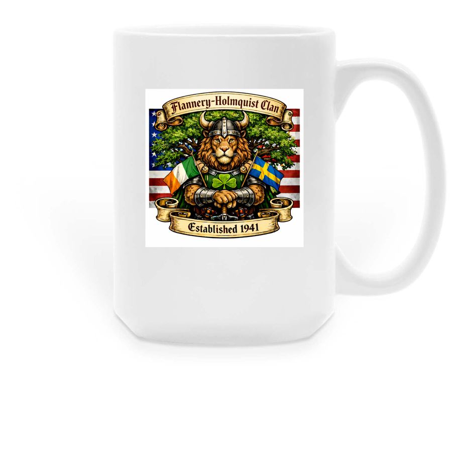 Flannery Reunion Cup 2026, a White Large Coffee Mug