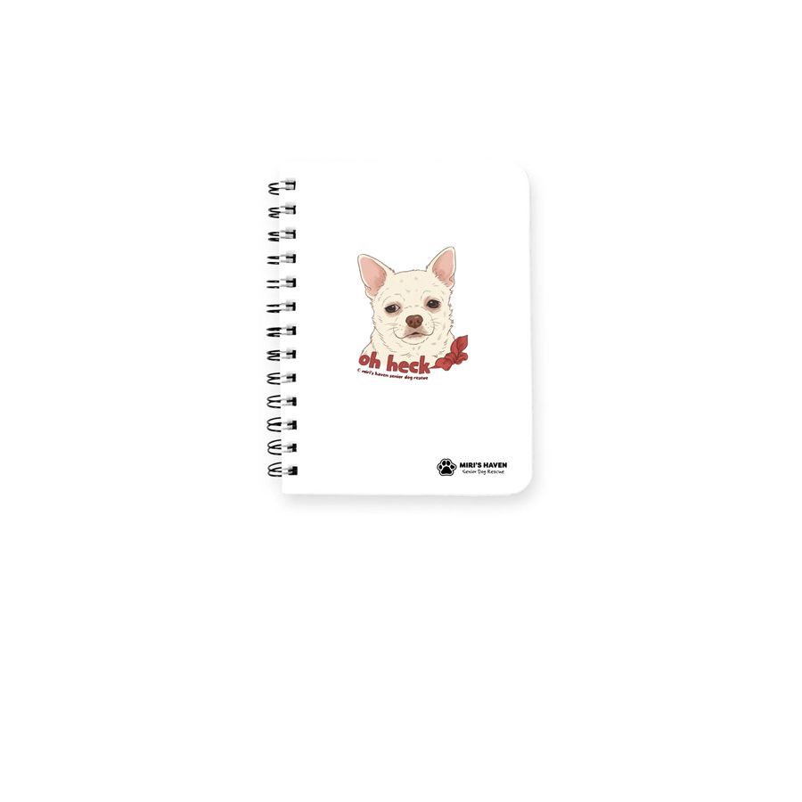 Maude Says Write, a White Spiral Notebook