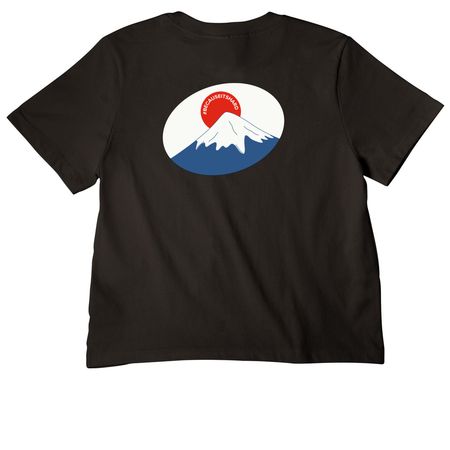 T-Shirt (Women's), a Black Women's Heavyweight Tee (back-view)