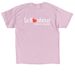 Le Bonheur Neuro Squad, a Light Pink Classic Unisex Tee (back-view)