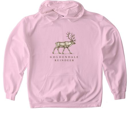 Retro, a Light Pink Gildan Softstyle Pullover Hoodie