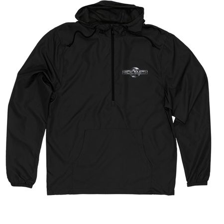 Windbreaker, a Black Quarter-Zip Windbreaker