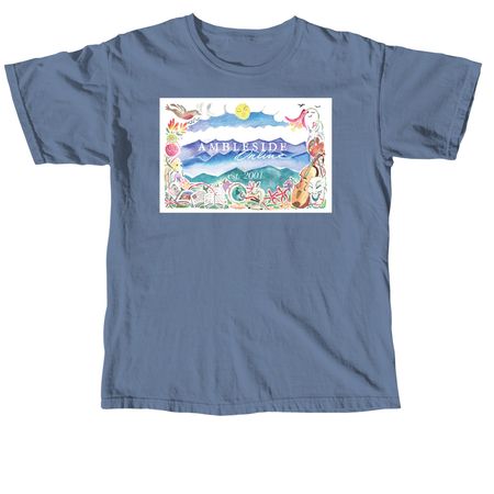 AmblesideOnline, a Blue Jean Comfort Colors Unisex Tee