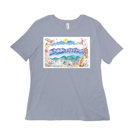 AmblesideOnline, a Vintage Denim Women?s Relaxed Cotton Tee