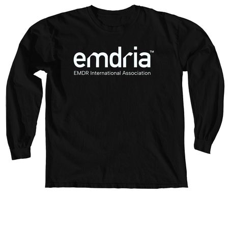 Misty White- Together we move healing forward., a Black Comfort Colors Long Sleeve Tee