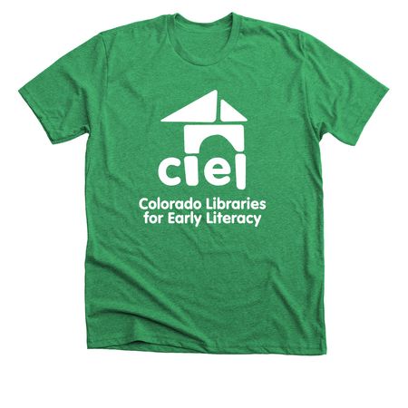 CLEL Tee (white logo), a Heather Kelly Premium Unisex Tee