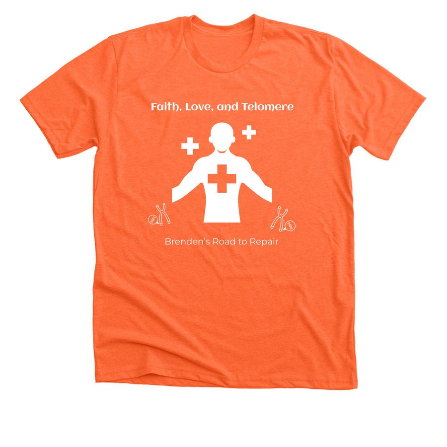 Brenden Road to Repair&nbsp;, a Heather Orange Premium Unisex Tee