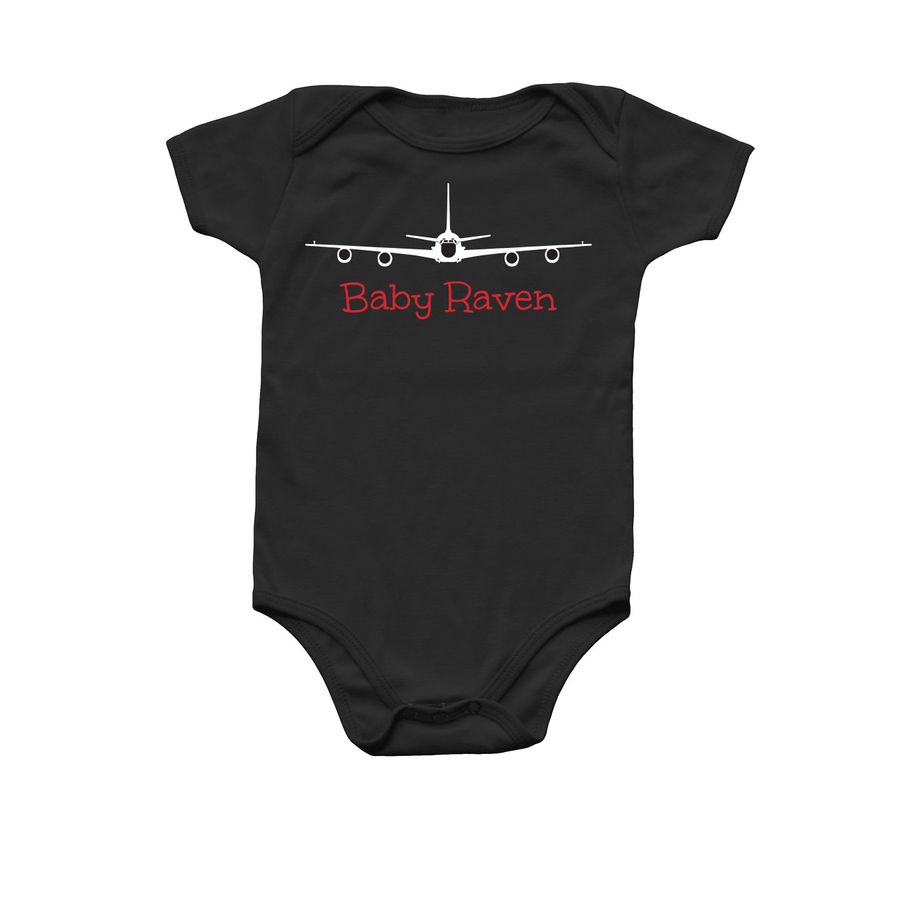 Baby Raven Onesies, a Black Infant Onesie
