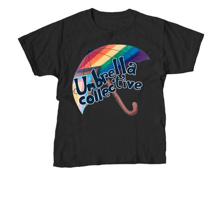 &nbsp;Vintage Umbrella T, a Black Youth Unisex Tee