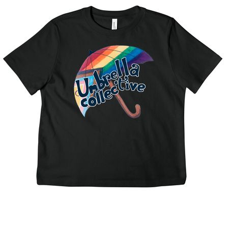 &nbsp;Vintage Umbrella T, a Vintage Black Women's Heavyweight Tee