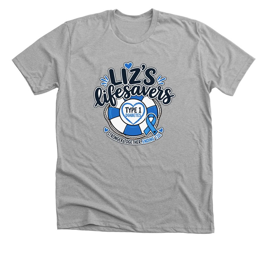 Liz?s Lifesaver Shirts &nbsp;, a Athletic Heather Premium Unisex Tee