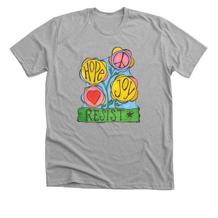 HopeJoy????_color, a Athletic Heather Premium Unisex Tee