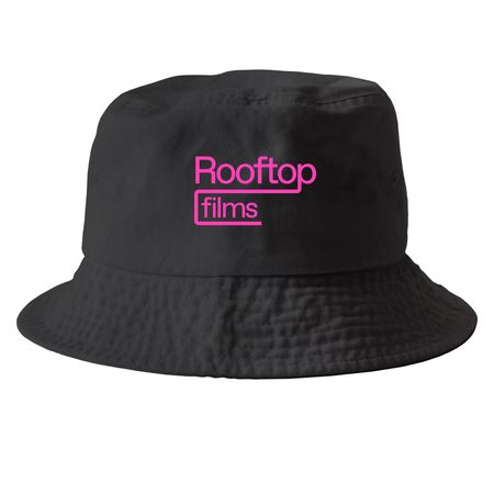 Rooftop Throughline Hat, a Black Printed Bucket Hat