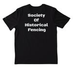 SOHF Activewear Shirts, a Black Nike Dri-FIT Jersey Blend Performance Tee (back-view)