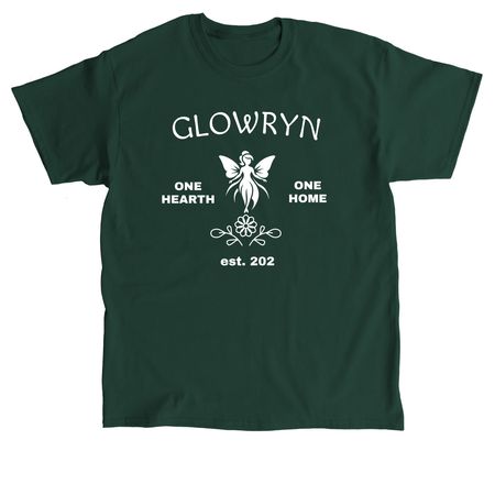 Glowryn Spirit Wear, a Forest Green Classic Unisex Tee