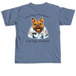 Rubble Wear, a Blue Jean Comfort Colors Unisex Tee (back-view)