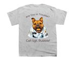 Rubble Wear, a Sport Grey Youth Unisex Tee (back-view)