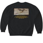 Spirit of 1776, a Black Softstyle Crewneck Sweatshirt (back-view)