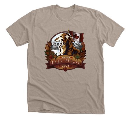 CSWS "FALL FROLIC" SILKEN WINDHOUND SPECIALTY, a Heather Stone Premium Unisex Tee
