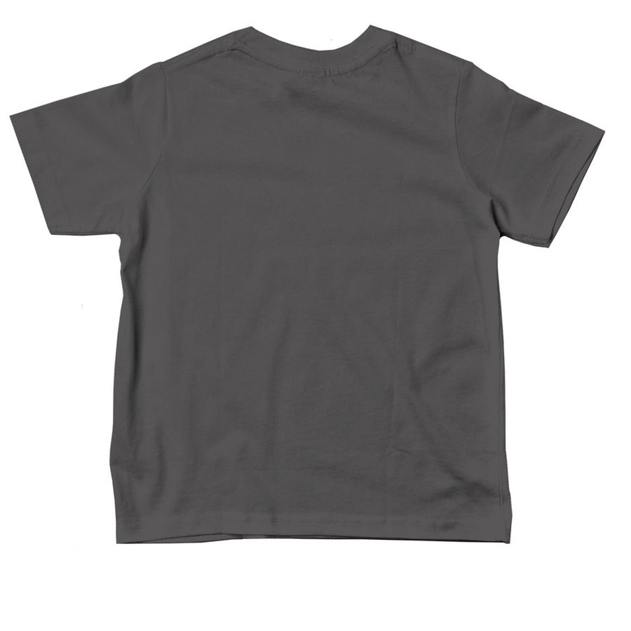 Tarameg Round Logo Toddler, a Charcoal Toddler Tee (back-view)
