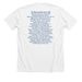 October Awareness Shirts Batch 34, a Solid White Blend Premium Unisex Tee (back-view)