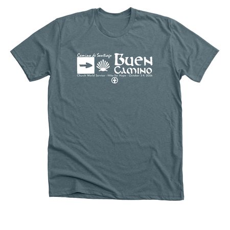 CWS Hike for Hope 2026 swag, a Heather Slate Premium Unisex Tee