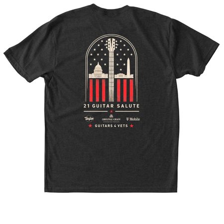 G4V's 21 Guitar Salute - Washington D.C.&nbsp;, a Vintage Black Triblend Unisex Tee