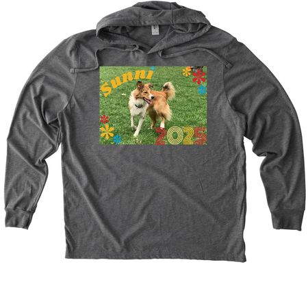 Sunni 2025, a Aluminum Grey Allmade Eco Triblend Hoodie Tee