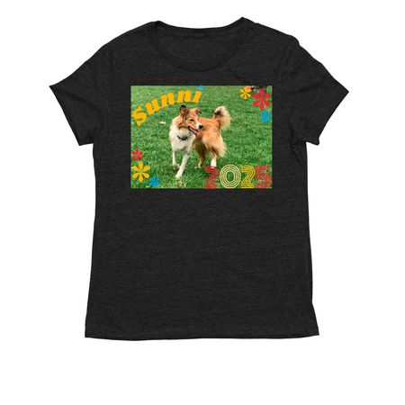 Sunni 2025, a Space Black Allmade Eco Triblend Women?s Tee