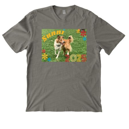 Sunni 2025, a Driftwood Grey Allmade Organic Cotton Mineral Dye Tee