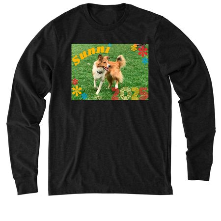 Sunni 2025, a Space Black Allmade Eco Triblend Long Sleeve Tee