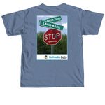 Data Back, a Blue Jean Comfort Colors Unisex Tee (back-view)