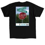 Data Back, a Black Classic Unisex Tee (back-view)