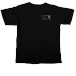 Act Like Men, a Black Comfort Colors Unisex Tee (back-view)