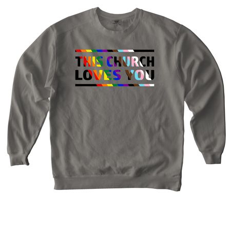 WUMC Inclusion 2026, a Grey Comfort Colors Crewneck Sweatshirt