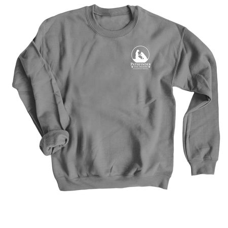 Pathfinder Dog Training&nbsp;, a Charcoal Crewneck Sweatshirt