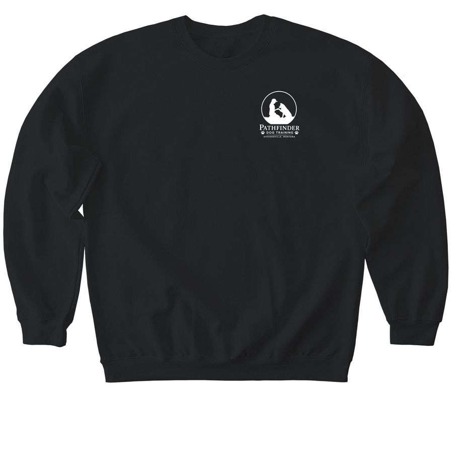 Pathfinder Dog Training&nbsp;, a Black Softstyle Crewneck Sweatshirt